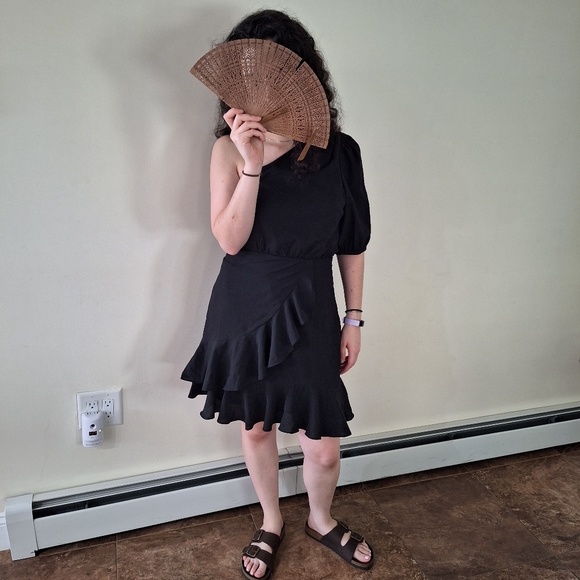 1 shoulder crepe dress - Picture 7 of 13